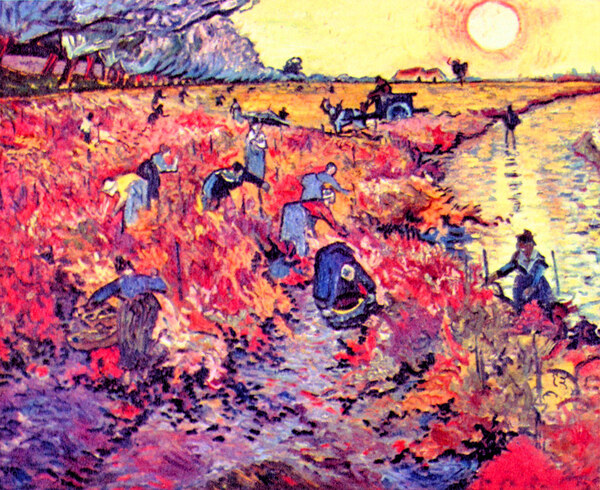 The red vines by Van Gogh